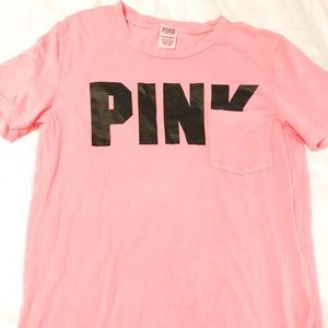 Pink PINK victoria secret shirt